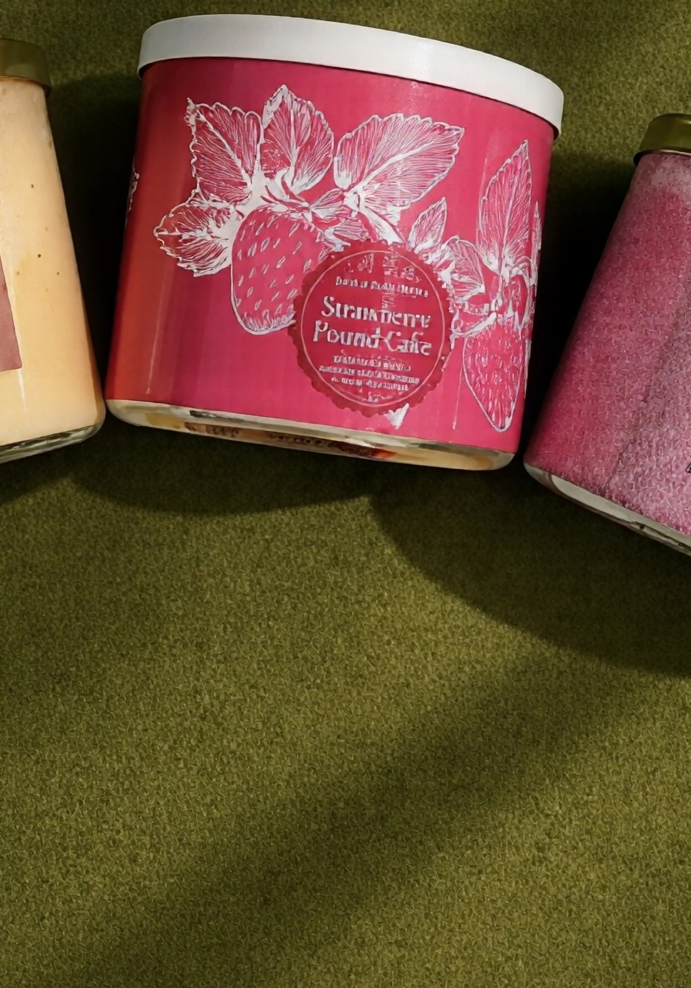 Strawberry Pound Cake 3-Wick Candle