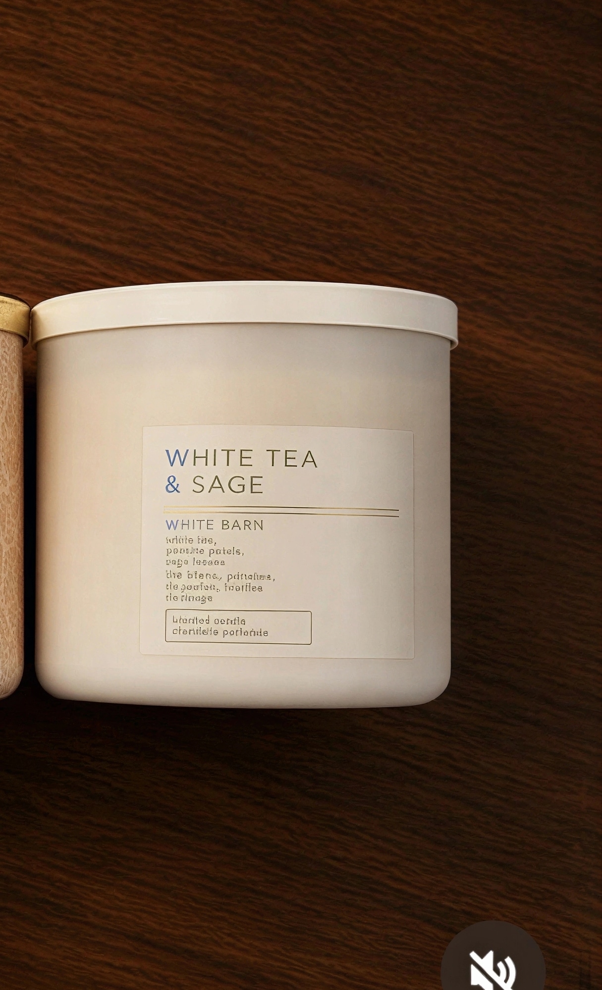White Tea & Sage 3-Wick Candle